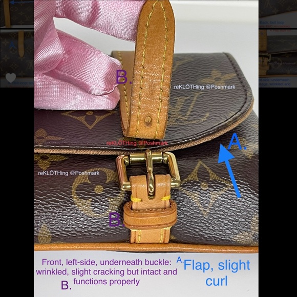 Louis Vuitton POCHETTE MARELLE Waist Bum Bag M10015 Monogram LV - EUC fanny - Picture 15 of 17